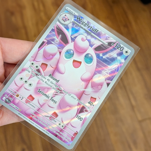 🌸 Wigglytuff Phantasmal Flames Pokemon Card - Illustration Rare 105/94 🌸🎼 - Picture 7 of 7